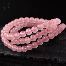 Lade das Bild in den Galerie-Viewer, Rosenquarz 108 Stück Armband Kette
